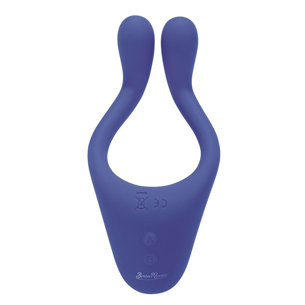 Doppio 2.0 Couples Vibrator with wireless remote control - Blue *FOR UK SALE ONLY*