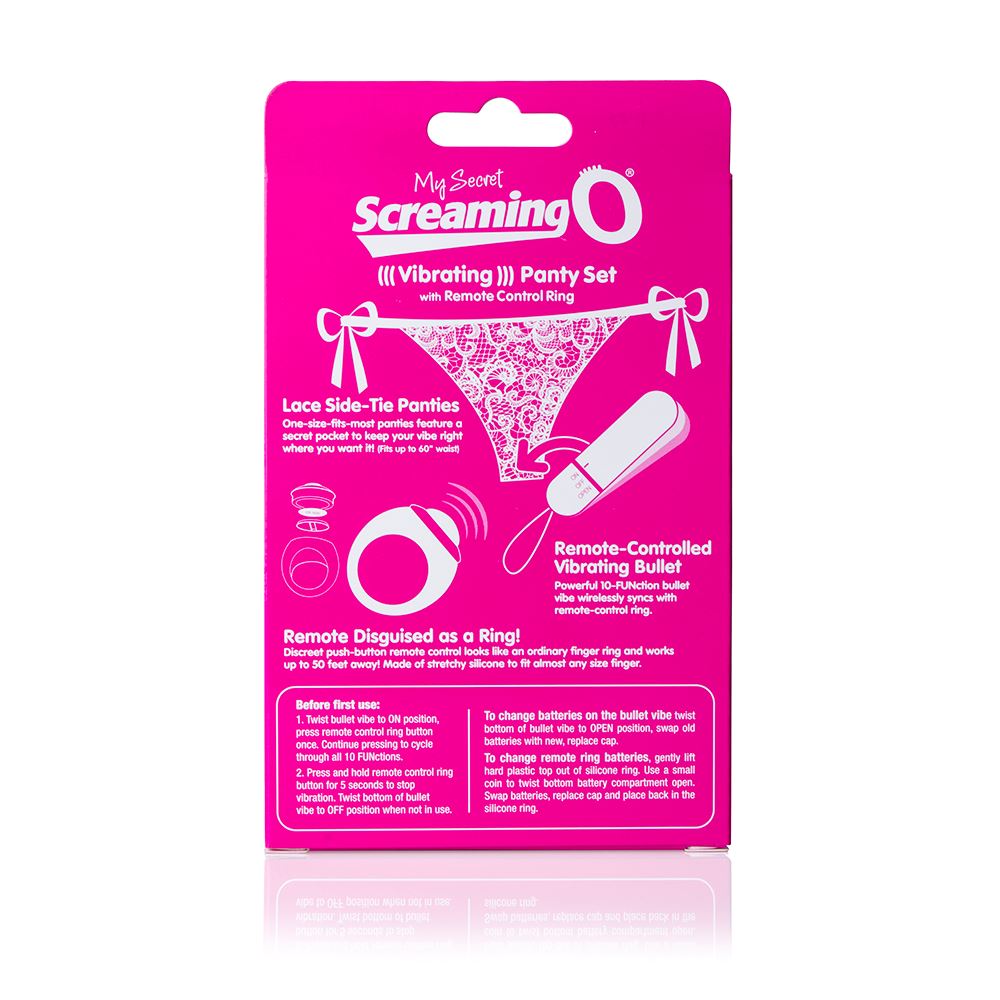 My Secret Screaming O Remote Control Panty Vibe (pink only)