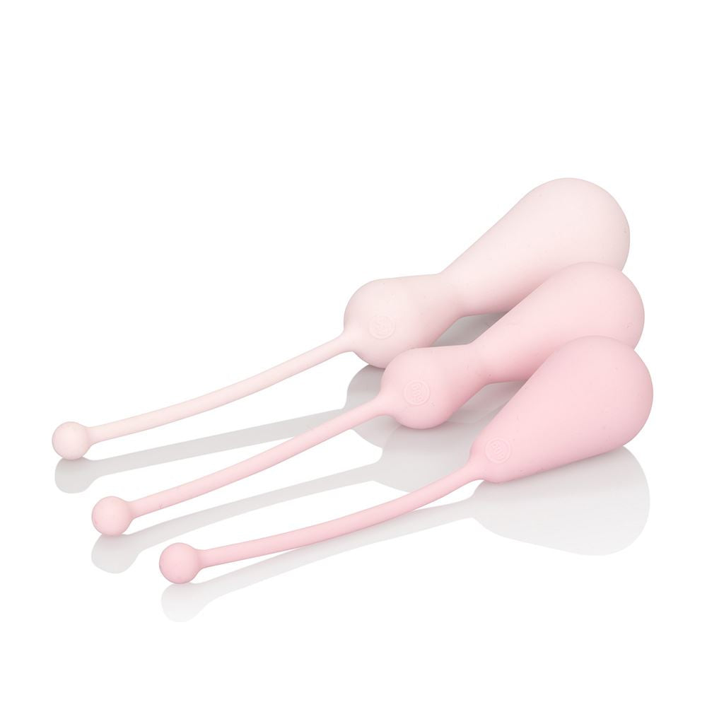 Inspire Weighted Silicone Kegel Training Kit - Pink