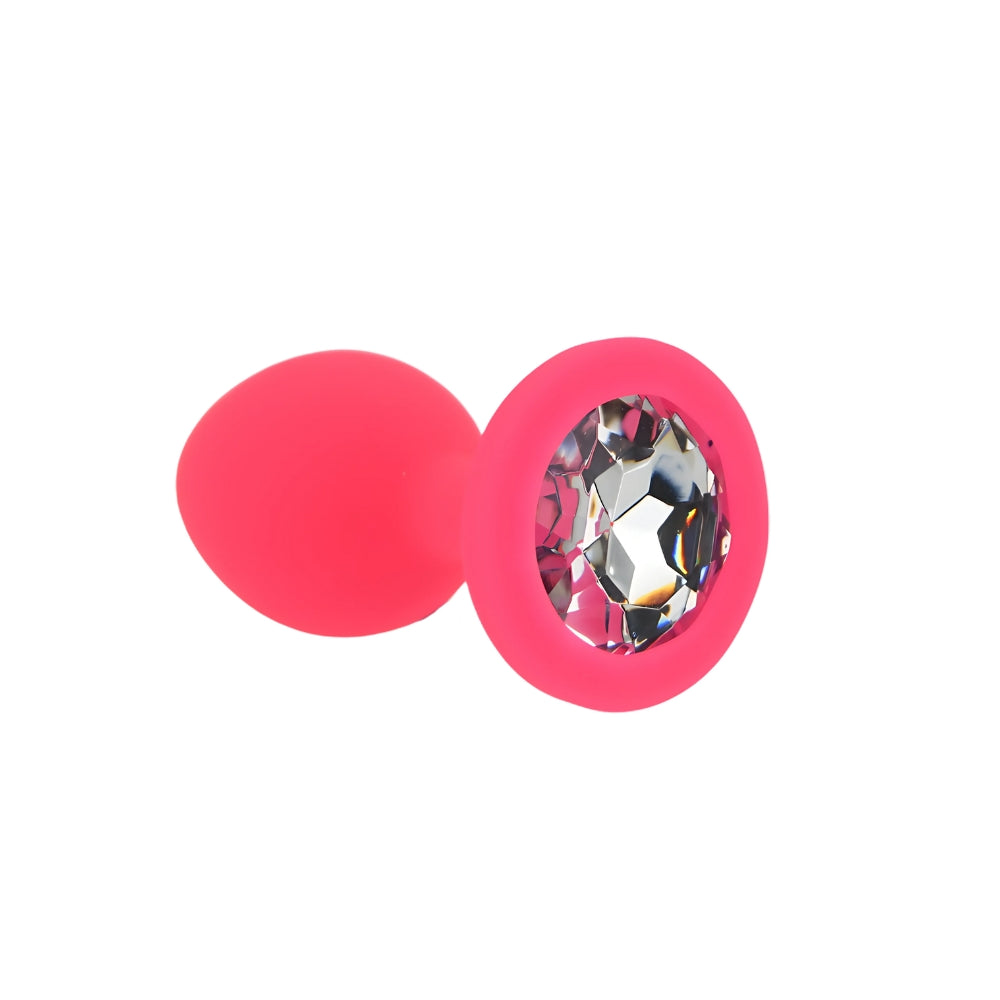 Toosh Pink Silicone Butt Plug Small