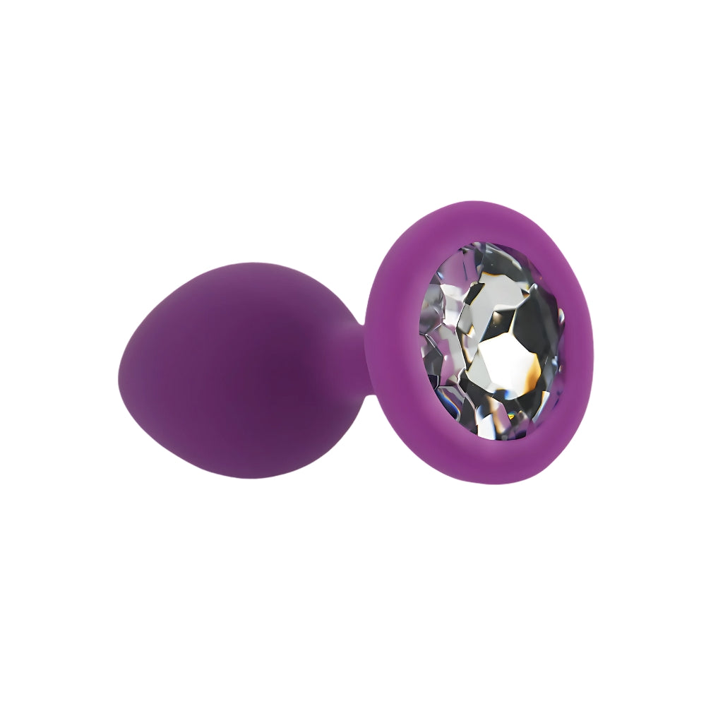 Toosh Purple Silicone Butt Plug Small
