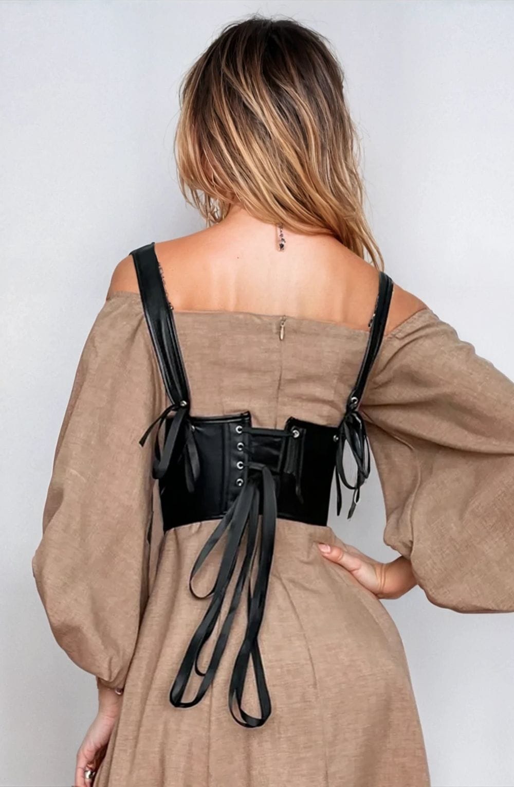 YesX YX889 Sexy Corset Black Up to 6XL