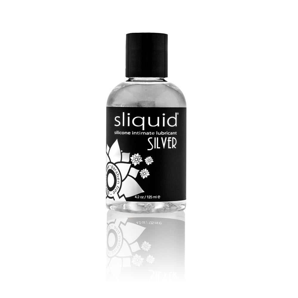 Sliquid Naturals Silver Silicone Lubricant-125ml