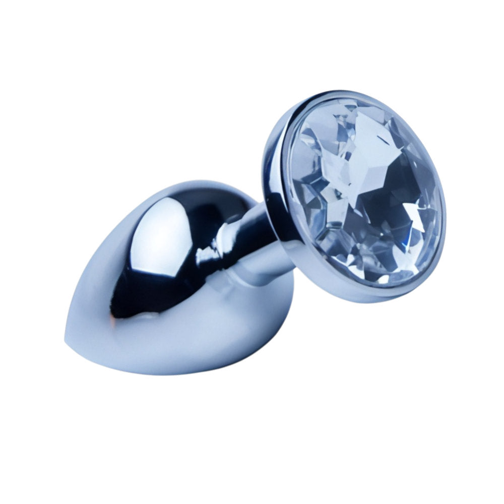 Precious Metals Silver Butt Plug-Large